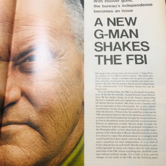 Vintage Look Mag. October 1972 Lusitania, FBI, Heart Surgery, Soviet Sports - Picture 3 of 8